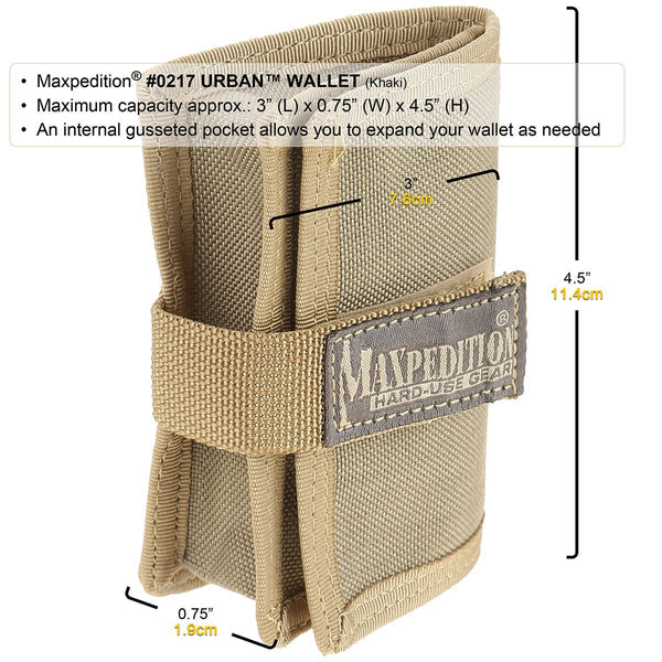 Maxpedition Urban Wallet (Black)