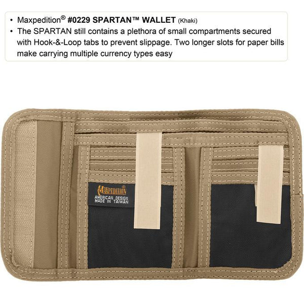 Maxpedition Spartan Wallet [Colour: Khaki]