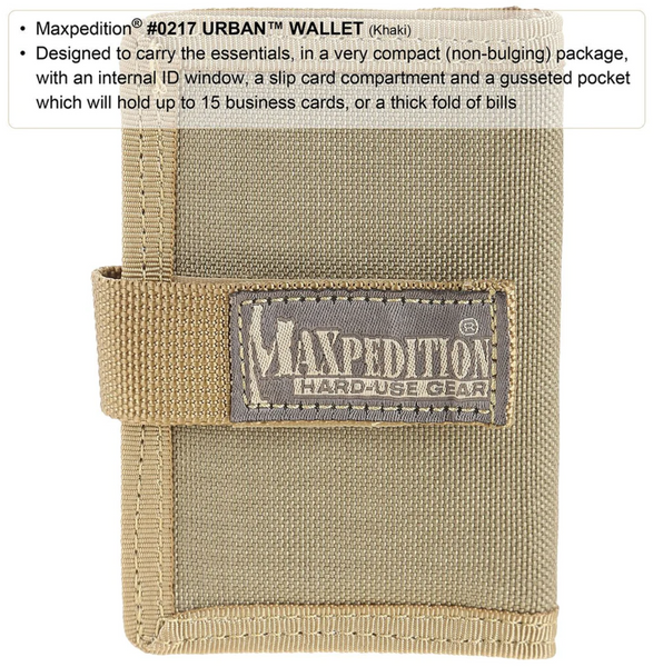 Maxpedition Urban Wallet (Black)