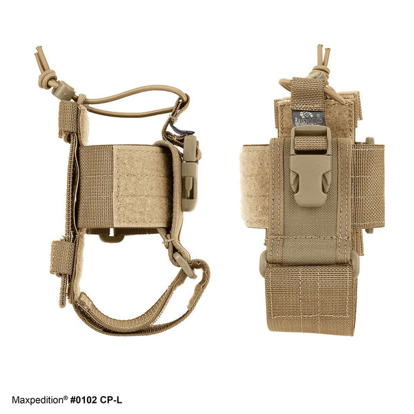 CP-L - MAXPEDITION, Phone holder, Radio Holder, Military, CCW, EDC, Tactical, Everyday Carry, Outdoors, Nature, Hiking, Camping, Police Officer, EMT, Firefighter, Bushcraft, Gear.