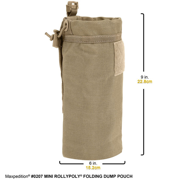 MINI ROLLY POLLY FOLDING POUCH - MAXPEDITION, Military, CCW, EDC, Everyday Carry, Outdoors, Nature, Hiking, Camping, Police Officer, EMT, Firefighter, Bushcraft, Gear, Travel