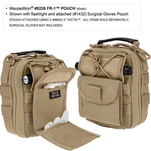 FR-1 Medical Pouch- Maxpedition, EMT, First Response, EDC, First-Aid Kit, Med Kit, Emergency Kit, Pouch, Maxpedition, Military, CCW, EDC, Tactical, Everyday Carry, Outdoors, Nature, Hiking, Camping, Police Officer, EMT, Firefighter, Bushcraft, Gear.