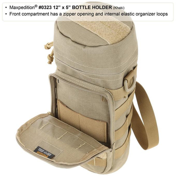 Maxpedition 12" x 5" Bottle Holder, EDC, Hiking, Camping, Tactical, Outdoor essentials