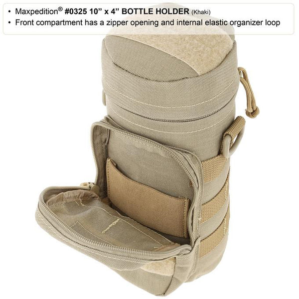 Maxpedition 10" x 4" Bottle Holder, EDC, Hiking, Camping, Tactical, Outdoor essentials