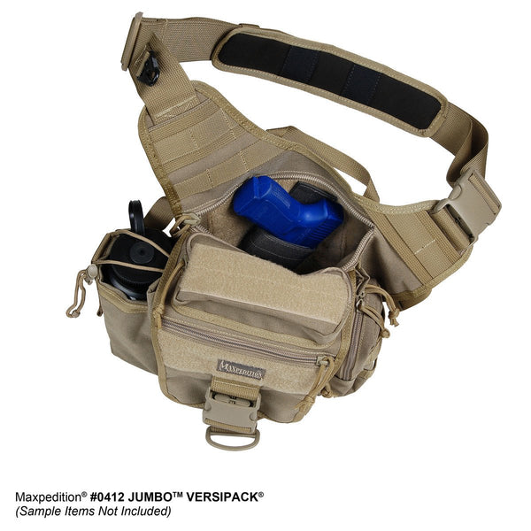 Jumbo VERSIPACK - MAXPEDITION, Shoulder bag, High-Functioning, CCW, EDC, Everyday Carry, Travel, Carry-on, Tourist, Adventurer, C Military, CCW, EDC, Tactical, Everyday Carry, Outdoors, Nature, Hiking, Camping, Police Officer, EMT, Firefighter, Bushcraft, Gear, Travel