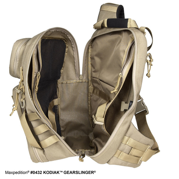 KODIAK GEARSLINGER - MAXPEDITION, Backpack, Laptop Carrier, CCW, EDC, Urban, Outdoors, Military, CCW, EDC, Everyday Carry, Outdoors, Nature, Hiking, Camping, Police Officer, EMT, Firefighter, Bushcraft, Gear, Travel