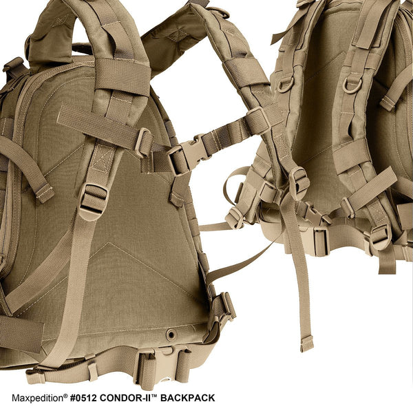 CONDOR-II BACKPACK - MAXPEDITION,Military, CCW, EDC, Tactical, Everyday Carry, Outdoors, Nature, Hiking, Camping, Police Officer, EMT, Firefighter, Bushcraft, Gear.