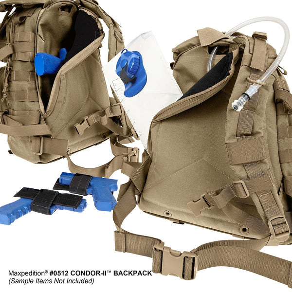 CONDOR-II BACKPACK - MAXPEDITION,Military, CCW, EDC, Tactical, Everyday Carry, Outdoors, Nature, Hiking, Camping, Police Officer, EMT, Firefighter, Bushcraft, Gear.