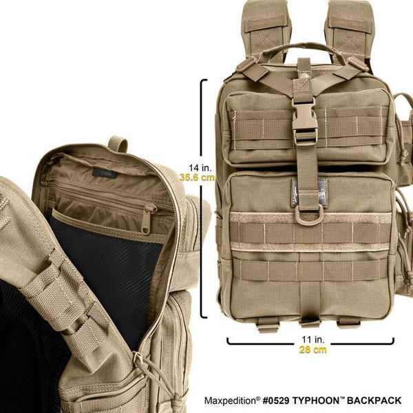 Typhoon- Maxpedition, Backpack, CCW, Urban, Outdoors, Hunting, Hiking, EDC, Adventure, Travel, Ergonomic, Functional, Modern, Pack