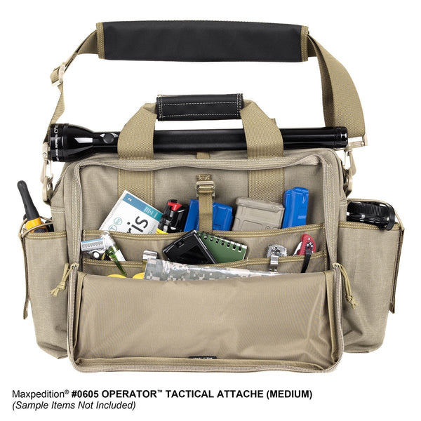 Operator Tactical Attache- Maxpedition, Range Bag, Military, CCW, EDC, Everyday Carry, Outdoors, Nature, Hiking, Camping, Police Officer, EMT, Firefighter, Bushcraft, Gear, Travel