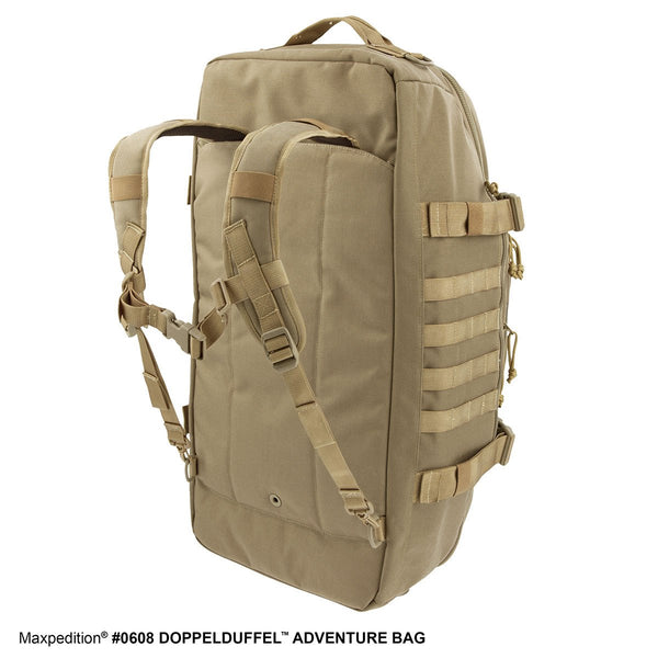 DOPPELDUFFEL ADVENTURE BAG - Travel, Luggage, Carry-on, TSA-Approved, Frequent Flyer, Adventure, Tourist ,Maxpedition, Military, CCW, EDC, Tactical, Everyday Carry, Outdoors, Nature, Hiking, Camping, Police Officer, EMT, Firefighter, Bushcraft, Gear.