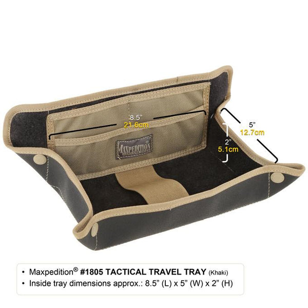 Maxpedition Tactical Travel Tray, Accessory, Toiletries, Organization, Travel, Boarding Pass, TSA- Friendly, Travel Holder, Valuables, EDC, Everyday Carry Holder 