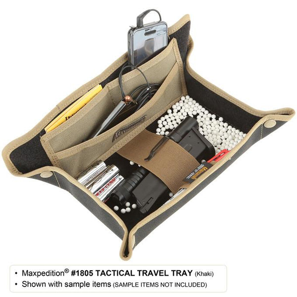 Maxpedition Tactical Travel Tray, Accessory, Toiletries, Organization, Travel, Boarding Pass, TSA- Friendly, Travel Holder, Valuables, EDC, Everyday Carry Holder 