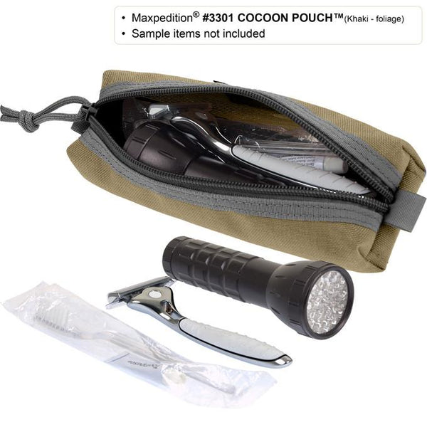Maxpedition- Cocoon Pouch. Maxpedition-Military, CCW, EDC, Tactical, Everyday Carry, Outdoors, Nature, Hiking, Camping, Police Officer, EMT, Firefighter,Bushcraft, Gear