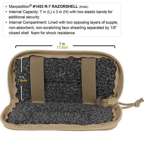 Maxpedition R7 Razorshell 7" Knife Case (black)
