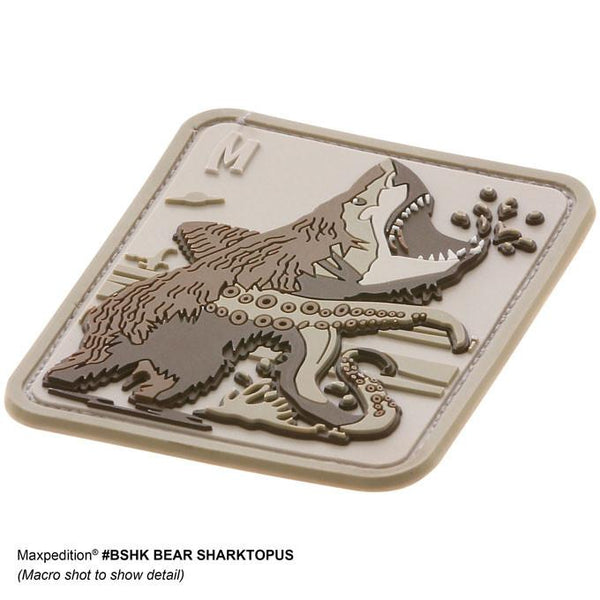 BEARSHARKTOPUS PATCH - MAXPEDITION, Patches, Military, CCW, EDC, Tactical, Everyday Carry, Outdoors, Nature, Hiking, Camping, Bushcraft, Gear, Police Gear, Law Enforcement