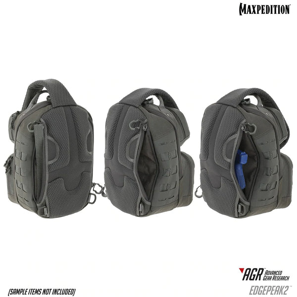 Maxpedition Edgepeak V2.0 Ambidextrous Sling Pack 15L (Colour: Gray)