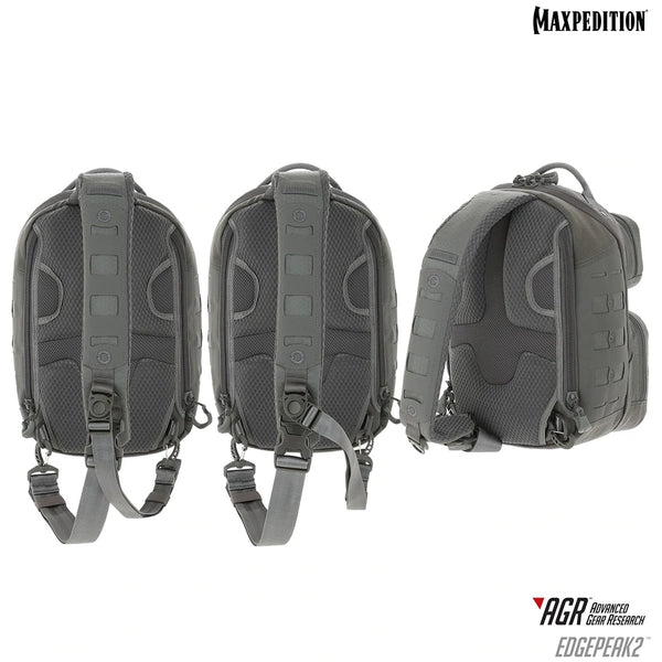 Maxpedition Edgepeak V2.0 Ambidextrous Sling Pack 15L (Colour: Gray)