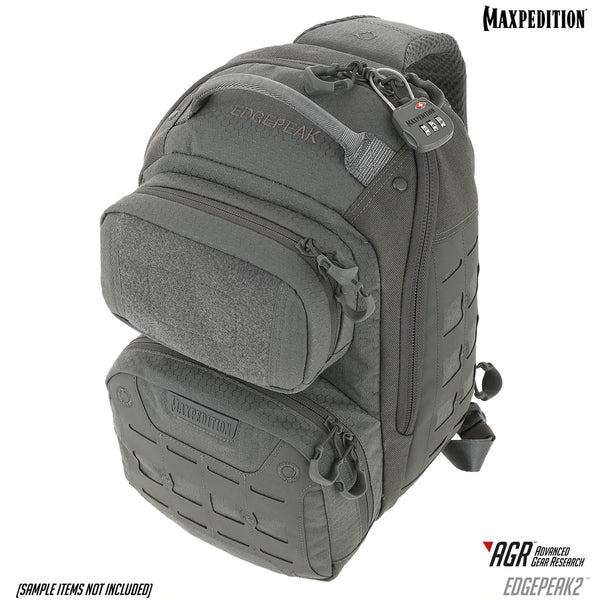 Maxpedition Edgepeak V2.0 Ambidextrous Sling Pack 15L (Colour: Gray)