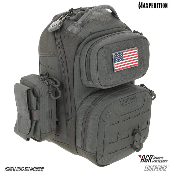Maxpedition Edgepeak V2.0 Ambidextrous Sling Pack 15L (Colour: Gray)