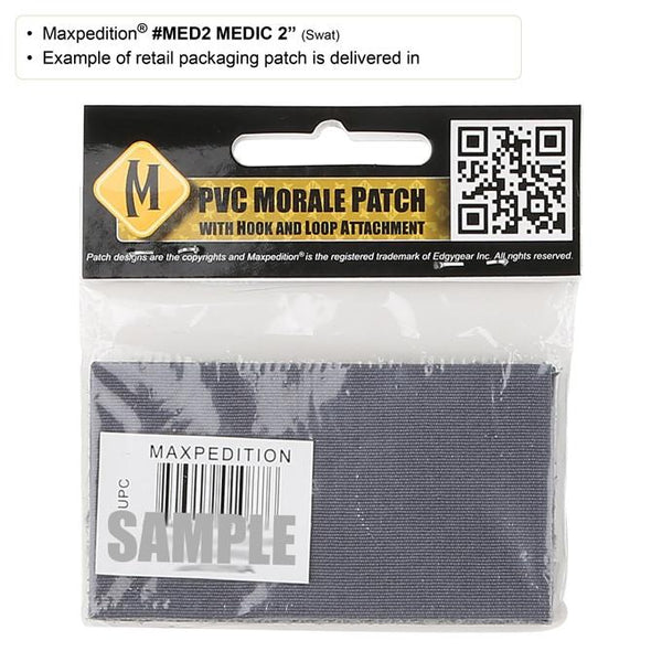 MEDIC PATCH (LARGE) - MAXPEDITION, Patches, Military, CCW, EDC, Tactical, Everyday Carry, Outdoors, Nature, Hiking, Camping, Bushcraft, Gear, Police Gear, Law Enforcement