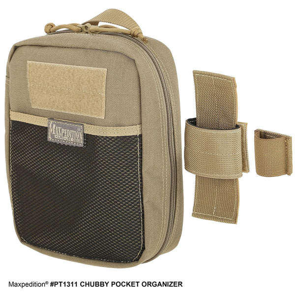 Chubby Pocket Organizer Maxpedition-Military, CCW, EDC, Tactical, Everyday Carry, Outdoors, Nature, Hiking, Camping, Police Officer, EMT, Firefighter,Bushcraft, Gear