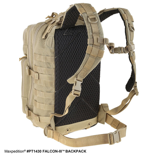 FALCON-III BACKPACK - MAXPEDITION, EDC Pack, Everyday Carry, Hiking, Camping, Outdoor, College, Adventure, Hunting, Range Gear,Maxpedition, Military, CCW, EDC, Tactical, Everyday Carry, Outdoors, Nature, Hiking, Camping, Police Officer, EMT, Firefighter, Bushcraft,