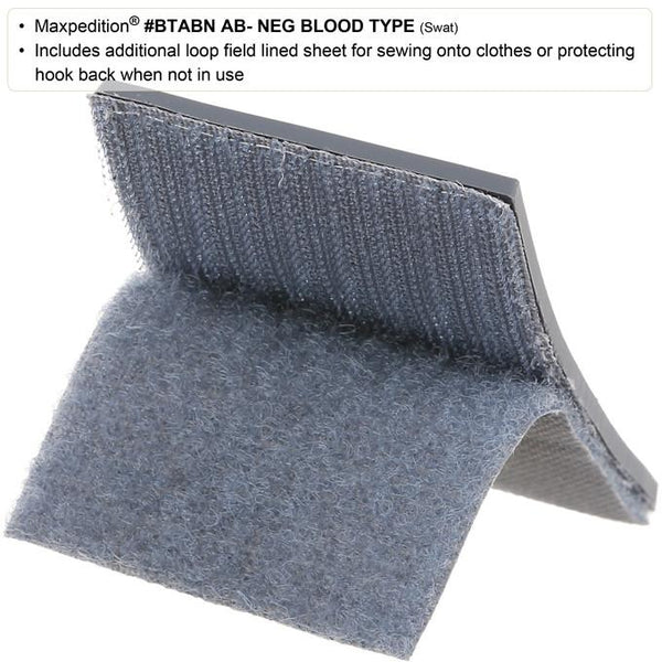 AB- BLOOD TYPE PATCH - MAXPEDITION, Patches, Military, CCW, EDC, Tactical, Everyday Carry, Outdoors, Nature, Hiking, Camping, Bushcraft, Gear, Police Gear, Law Enforcement