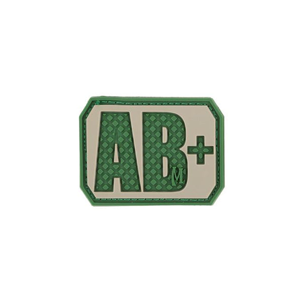 AB+ BLOOD TYPE PATCH - MAXPEDITION, Patches, Military, CCW, EDC, Tactical, Everyday Carry, Outdoors, Nature, Hiking, Camping, Bushcraft, Gear, Police Gear, Law Enforcement